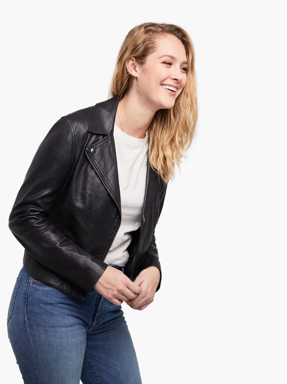 Able Maha Leather Jacket in Black