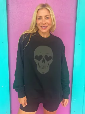 Black Skull Sweatshirt