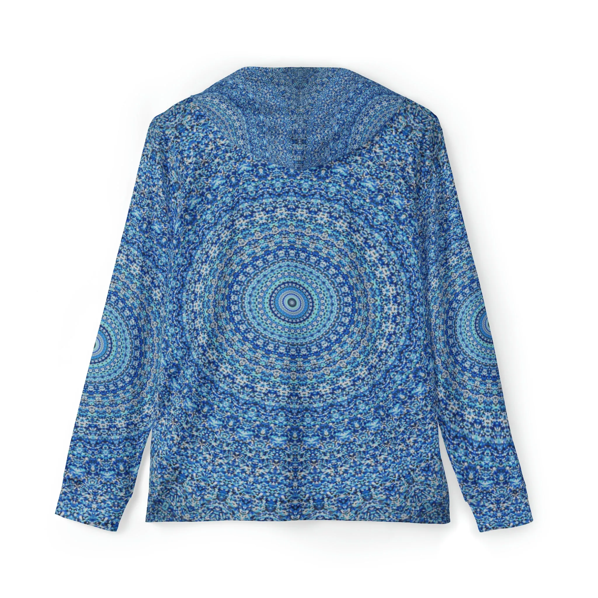 Blue Mandala - Men's Sports Warmup Hoodie