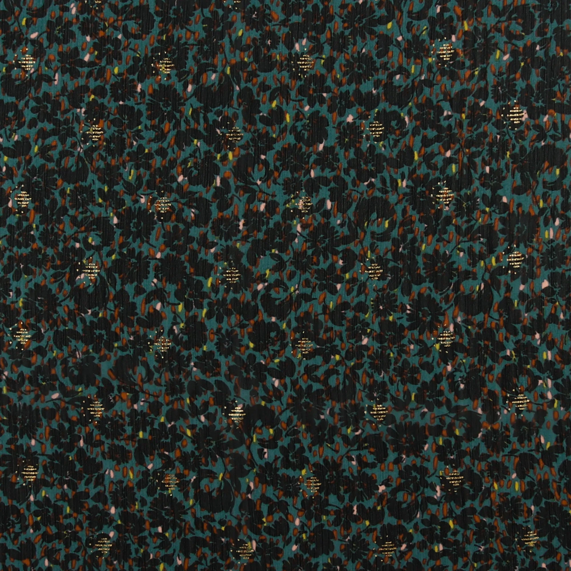 Chiffon Yoryu Foil - ARIA - 002 - Teal