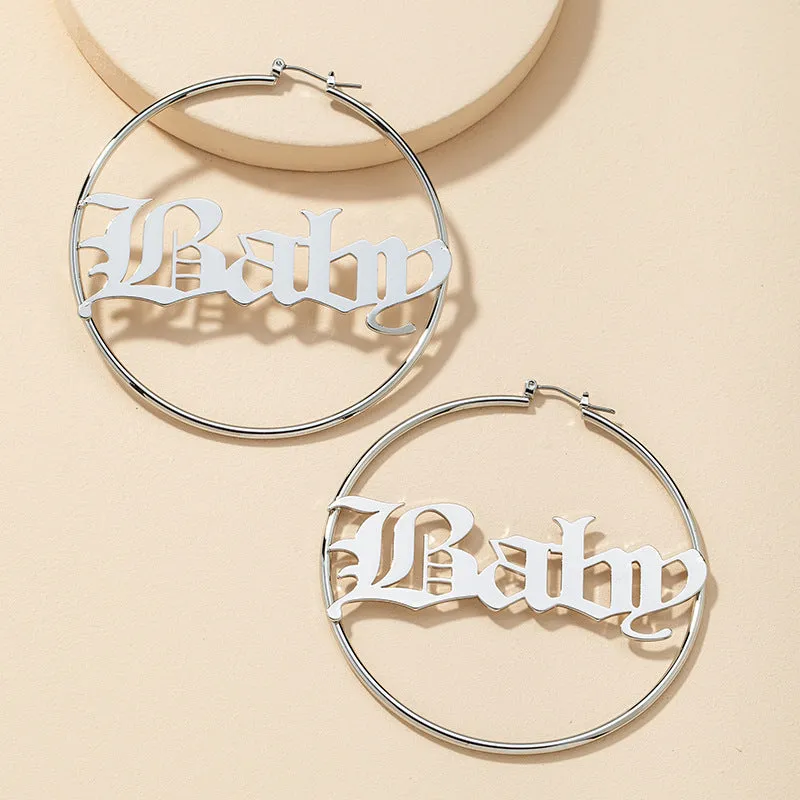 Cool Baby Earrings: Trendy Cross-Border Niche Design Accessories