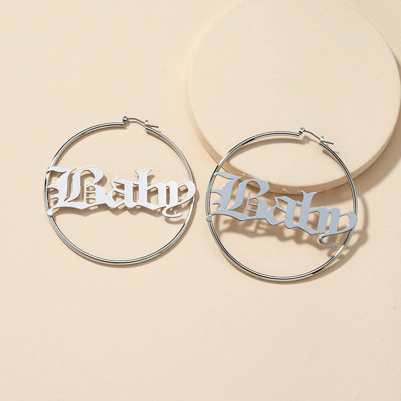 Cool Baby Earrings: Trendy Cross-Border Niche Design Accessories