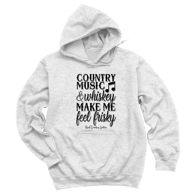 Country Music And Whiskey Black Print Hoodies & Long Sleeves