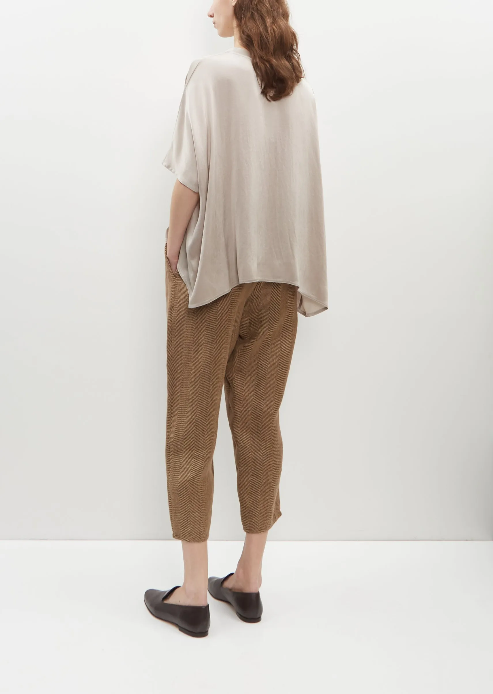 Crepe Satin Easy T-Shirt