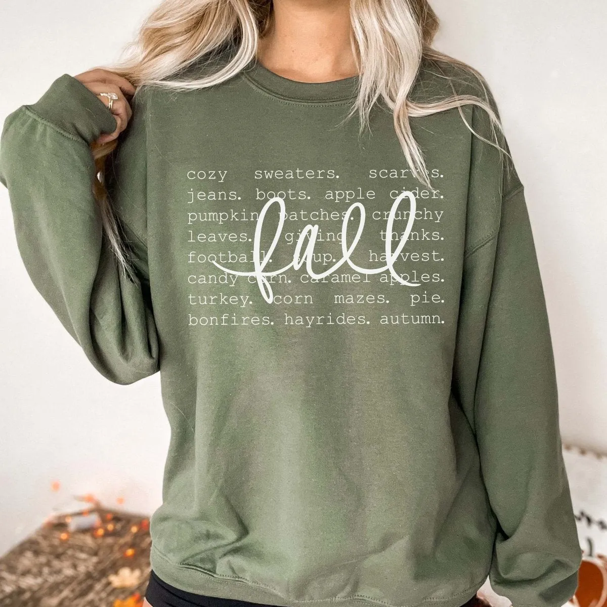 Fall Cozy Sweaters Wholesale Graphic Sweatshirt - Fast Shipping