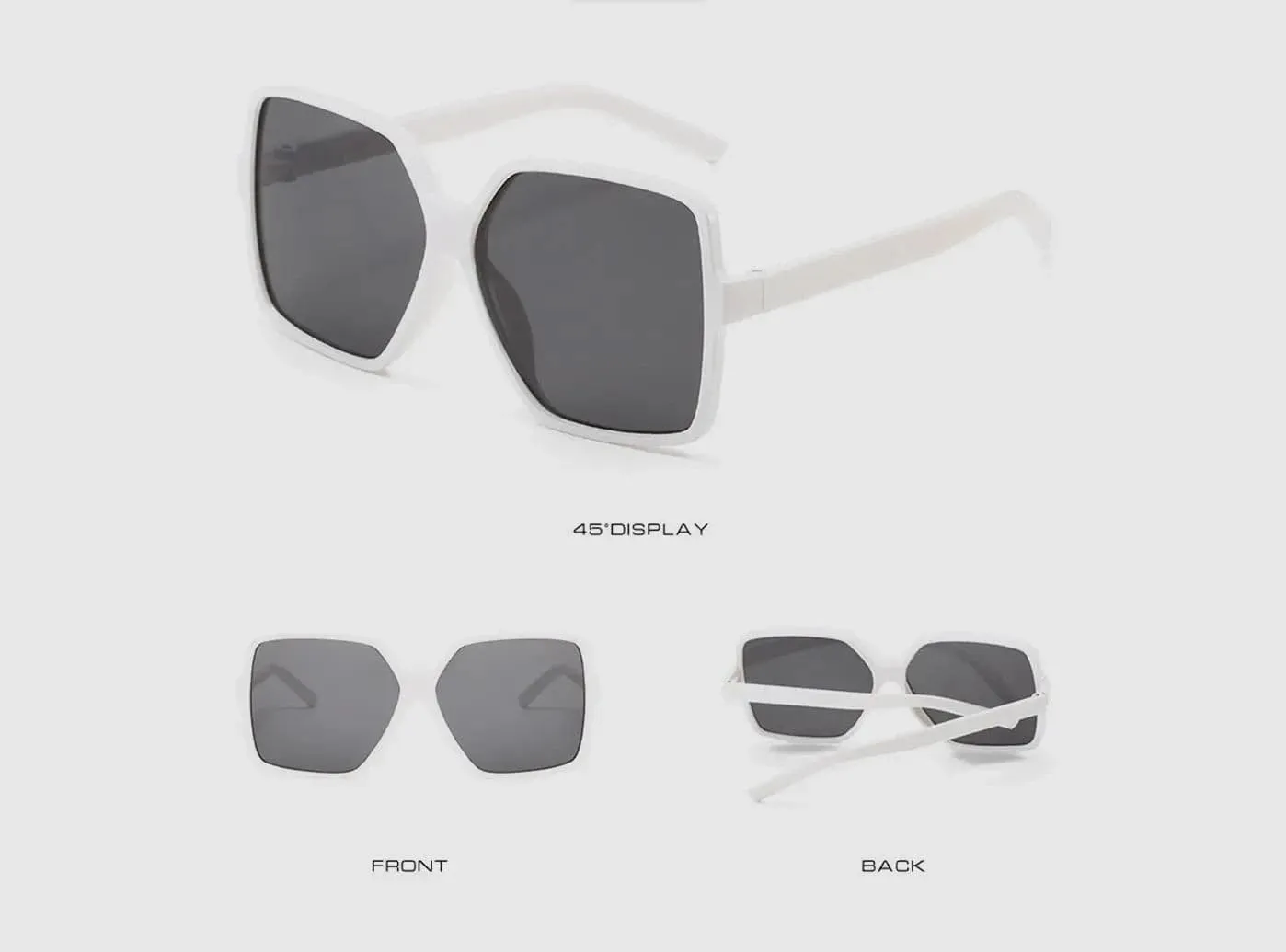 FitVille Trendy Oversized Sunglasses