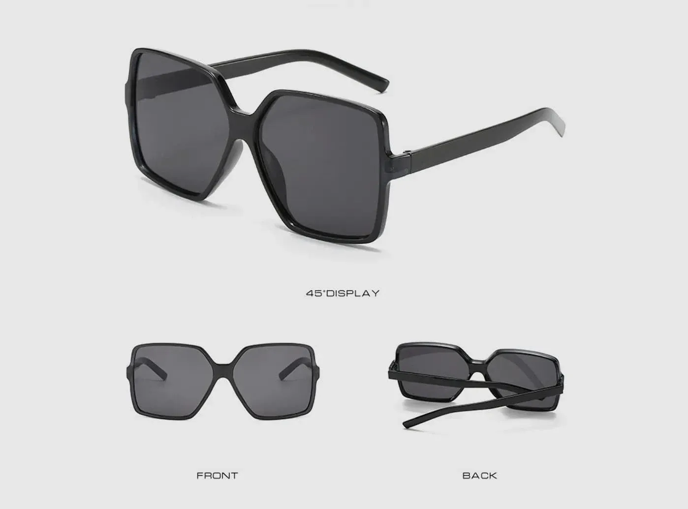 FitVille Trendy Oversized Sunglasses