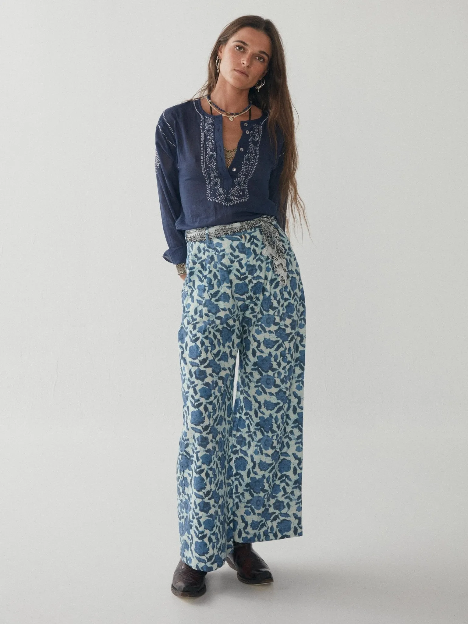 Indira Pant - Blue Poppy