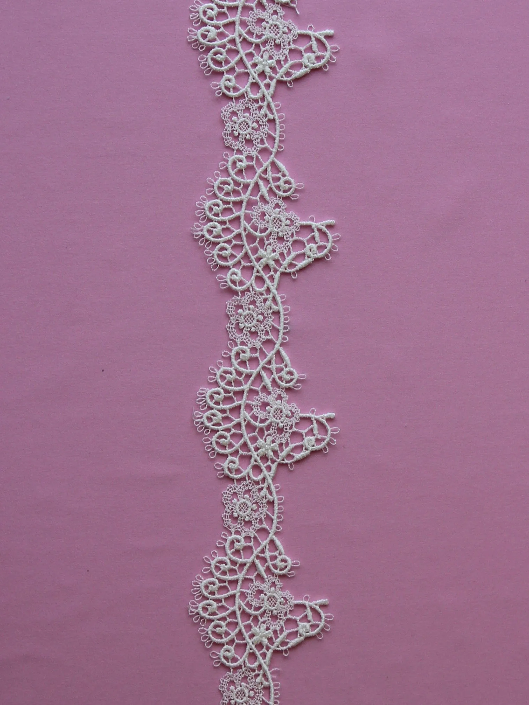 Ivory Guipure Lace Trim - Faith