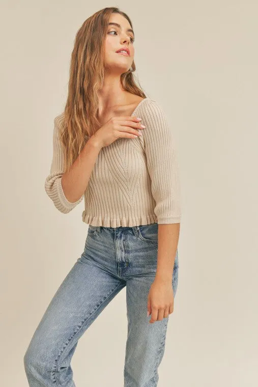 Lacie Rib Knit Top