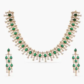 Lambent Delicate CZ Necklace Set