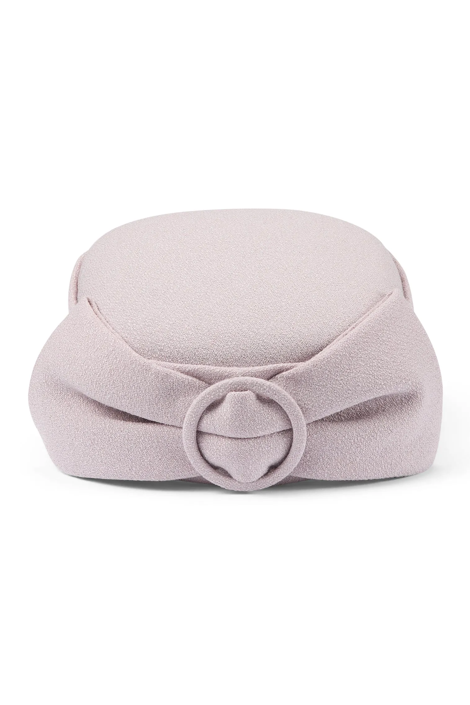 Perdita Beige Pillbox Hat