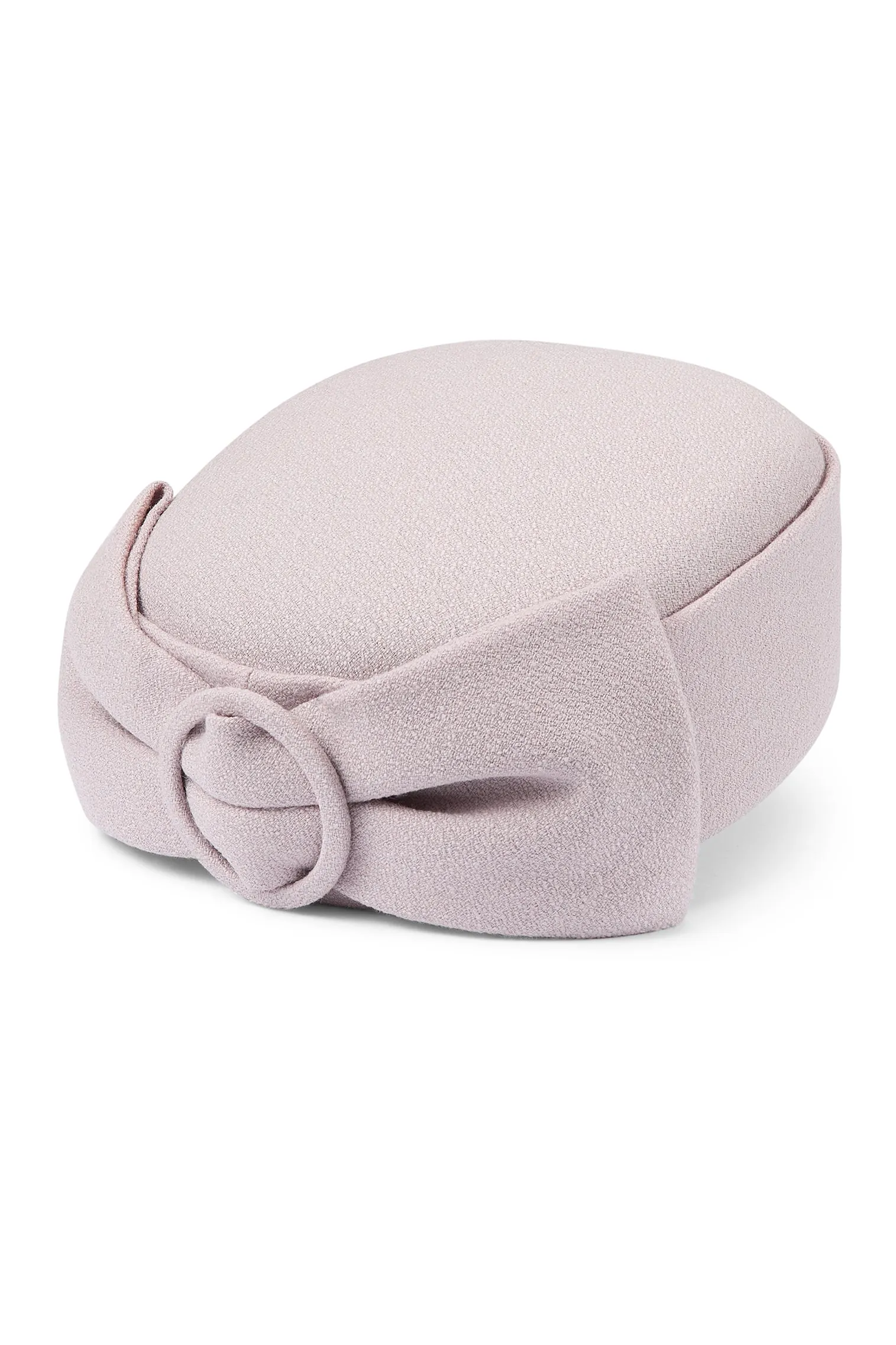 Perdita Beige Pillbox Hat