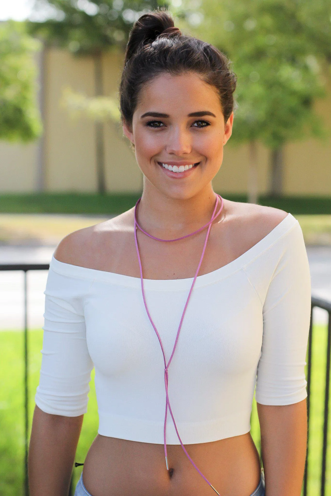 Purple Suede Wrap Around Choker