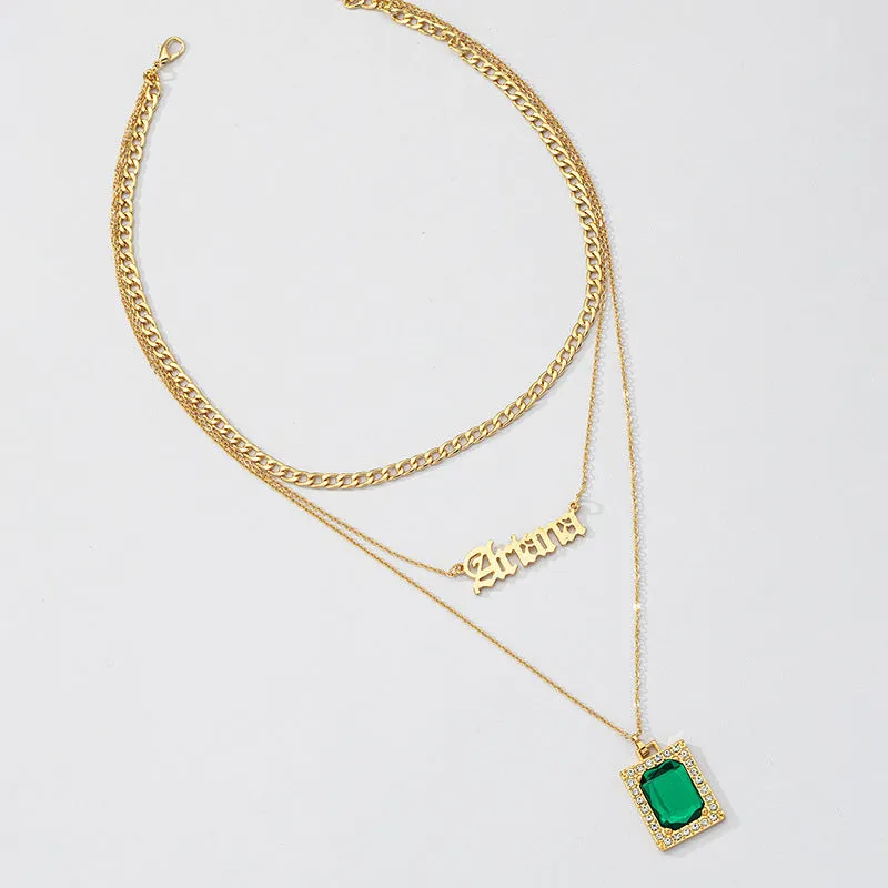 Trendy Ariana Triple-Layer Necklace - Vienna Verve Collection