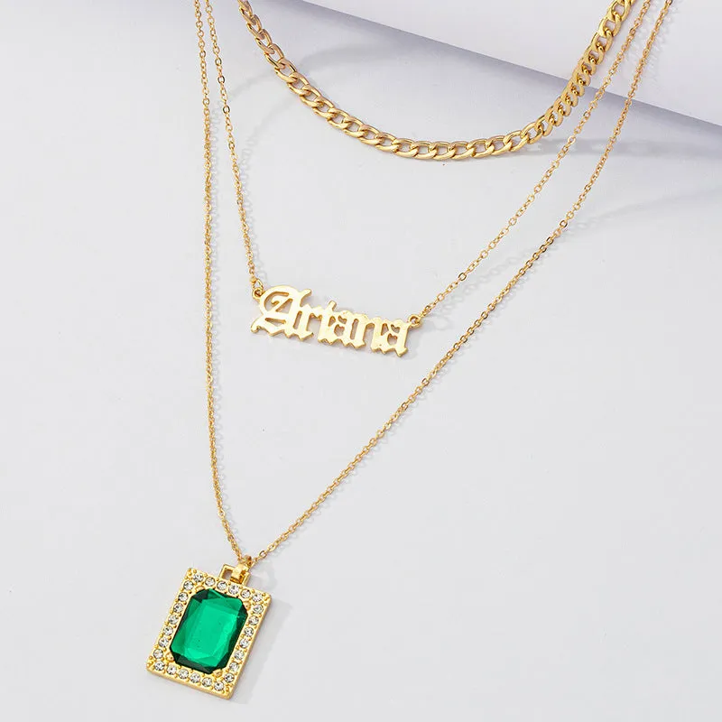 Trendy Ariana Triple-Layer Necklace - Vienna Verve Collection