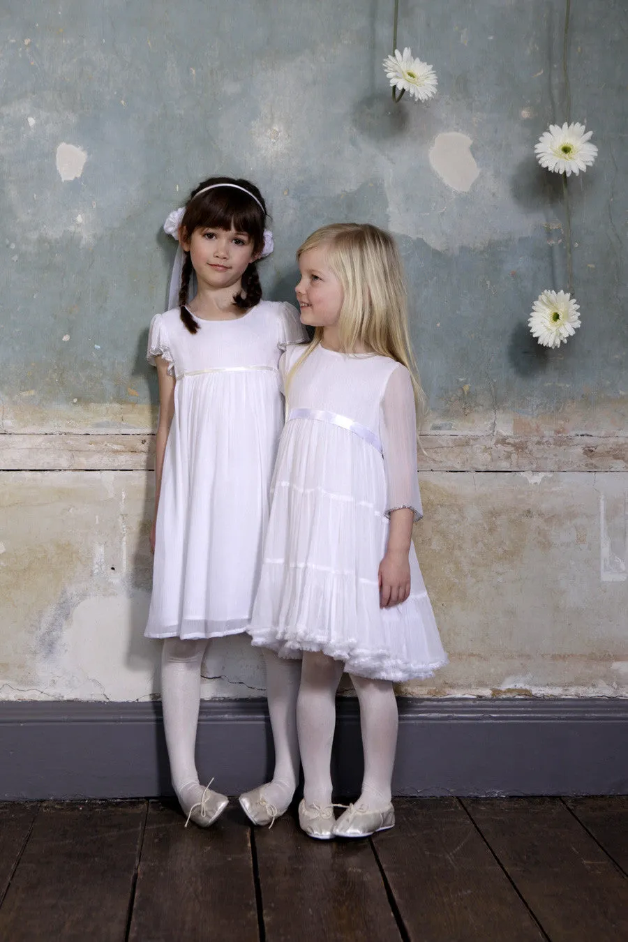 Wild & Gorgeous Emmalise Girls Dress - White