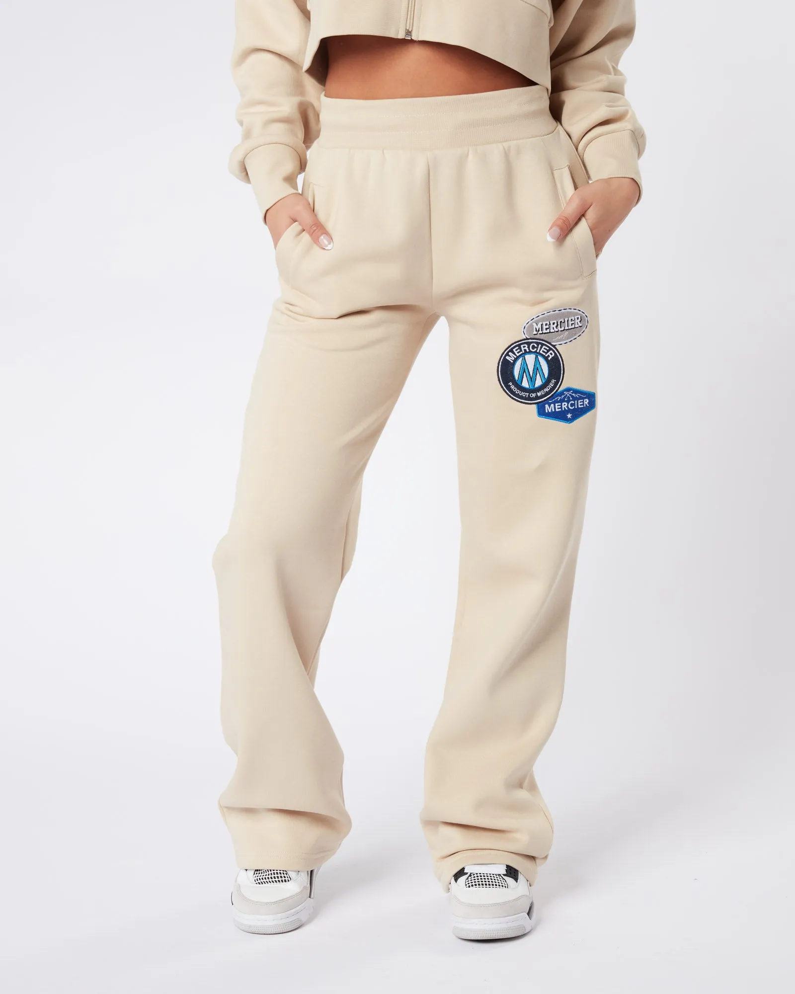 Womens Almond OG Straight Leg Joggers