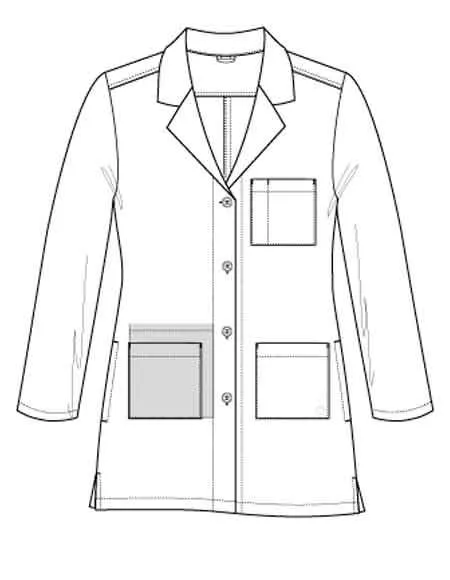 Wonderwink 38 Inch Women's Long Lab Coat